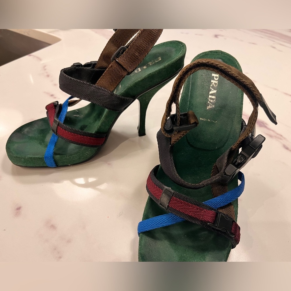 Prada sandals; size 40